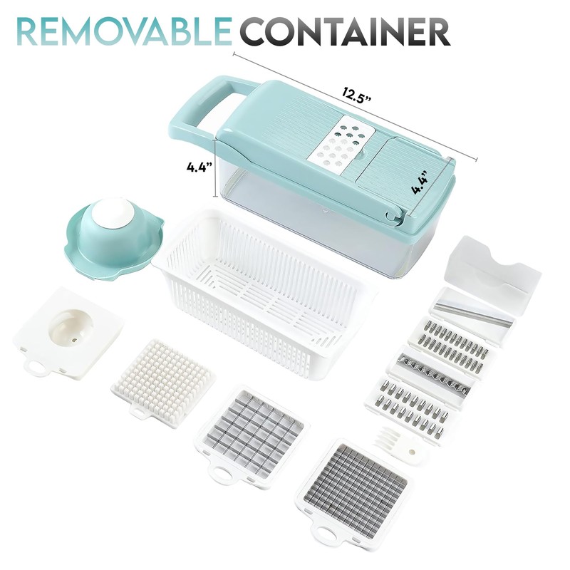 Vegetable and Fruit Chopper with Container