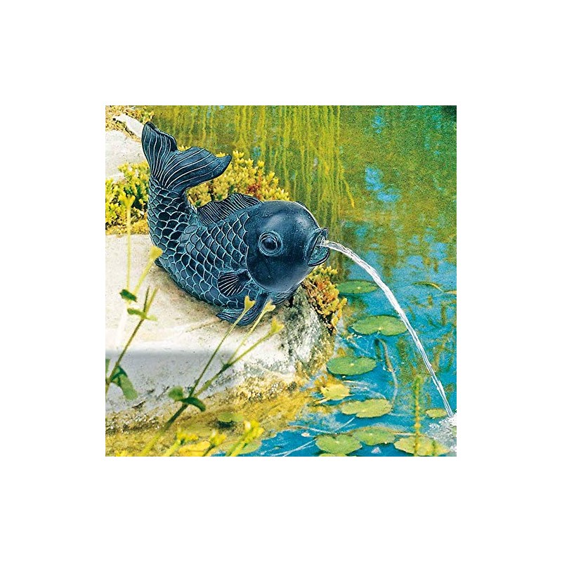 Heissner Pond Figurine Spears Fish Decor Bronze