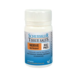 Schuessler Tissue Salts Kali Phos Nerve Nutrient 125 Tablets