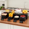 Metal Buffet Risers,4PCS Food Risers for Buffet Table 5in to