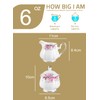 Sweejar Home Royal Ceramic Sugar and Creamer Set, 3 Piece
