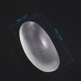 PATIKIL Silicone Shoulder Pads for Women, 1 Pairs Shoulder Pads for Women Clothing Costume Shoulder Pads Reusable Anti-Slip Invisible Breathable, Transparent