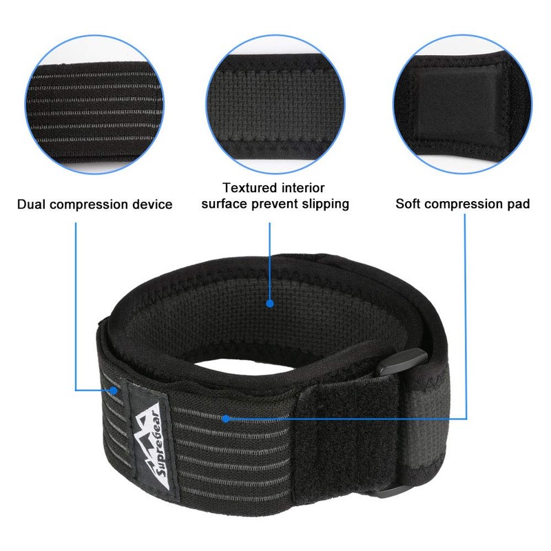 supregear IT Band Strap, Adjustable Iliotibial Band - Knee, Thigh,
