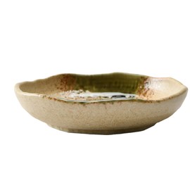 Iga Oribe Rokube-Shaped 6.5 Inch Bowl [7.6 x 1.7 inches (194 x 43 mm)] | Bowl