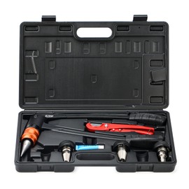 iCrimp PEX-A Expander Tool Kit with Self-Rotary Expansion Heads 1/2,3/4 and 1-Inch,PEX Cutter included for Uponor ProPEX,Wirsbo