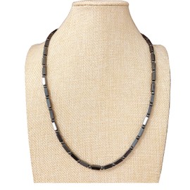 Hematite Magnetic Therapy Necklace, Natural Healing Stone Protection Stone Jewelr Unisex