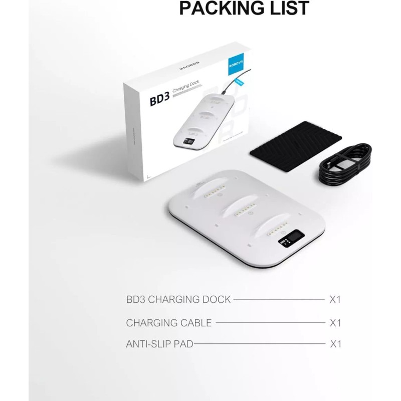 BOBOVR BD3 Charging Dock Provide Fast Charging for B100 Batteries