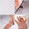 Uonlytech 100 Pzs. Red para El Cabello Red Invisible para