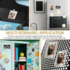Shoyisenka 2 Pcs Magnetic Car Picture Holder, 2.5x3.6 Inch Acrylic
