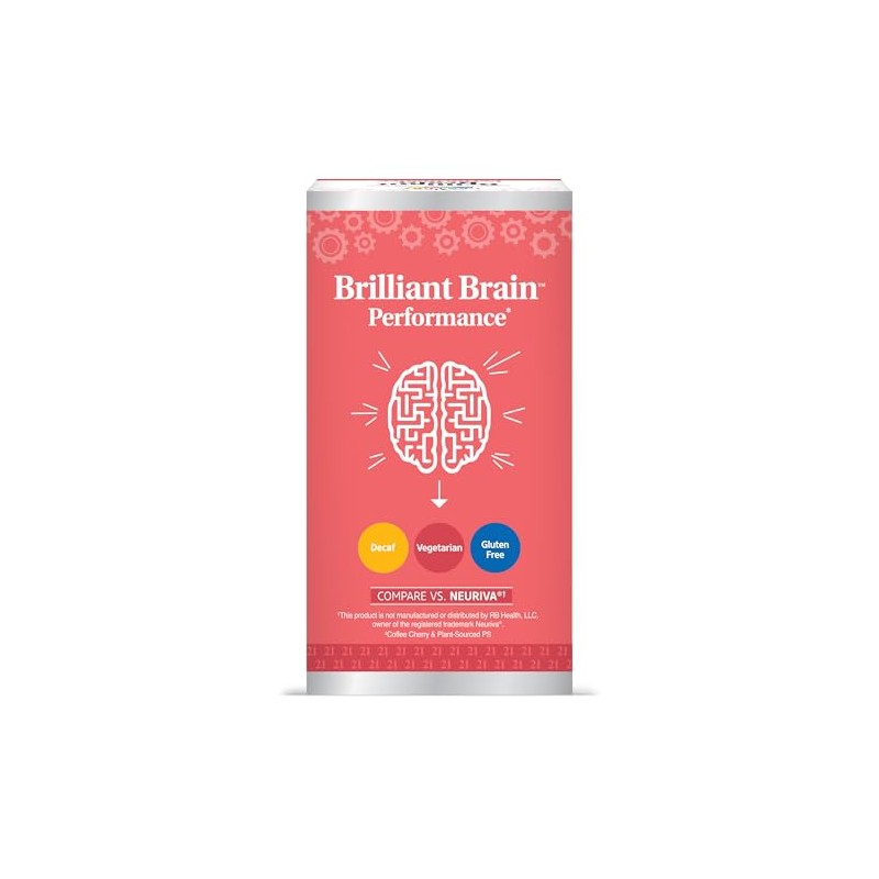 21st Century HealthCare Brilliant Brain Performance, 30 unidades