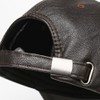 FREEBIRD99 Men's PU Leather Adjustable Winter Warm Baseball Cap Dad