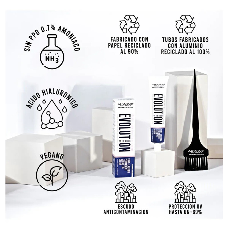 Tinte Para Cabello Alfaparf Evolution Profesional 60ml