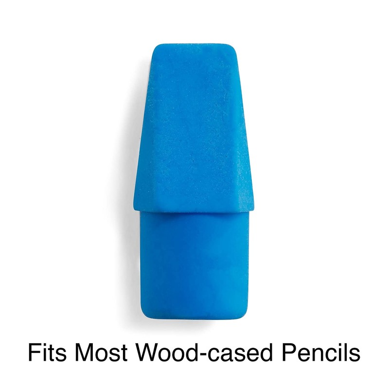 Staples Arrowhead Pencil Cap Erasers, Assorted Colors, 12 Pack –