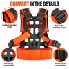 Adjustable Brush Cutter Harness for Yard Work – Padded Double