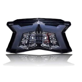 Generic Integrated Led TailLight FIT Kawasaki Z900 Smoked 2017 2018 2019 2020 2021 2022 2023 2024 NINJA 650 Z650 2017 2018 2019 2020 2021 2022 e-mark on Z H2 2020 2021 2022 2023 2024, 000040045S