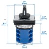 Baomain 40A Momentary Motor Reversing Switch AC 660V 12 Terminal