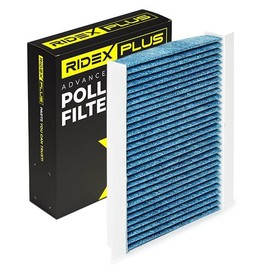 RIDEX Plus Cabin Air Filter 424I0563P Pollen Filter Activated Carbon Height: 30 Width: 157 Length: 220