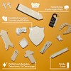 Creative Deco 2 x Wooden Sign Pendants | 30 x