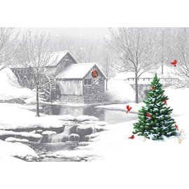 A Winter Evening Christmas Cards - Box of 15 Cards & 16 Foil Lined Envelopes