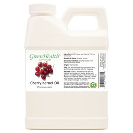 GreenHealth Cherry Kernel Carrier Oil – 16 fl oz (473 ml) Plastic Jug w/Cap – 100% Pure Carrier Oil