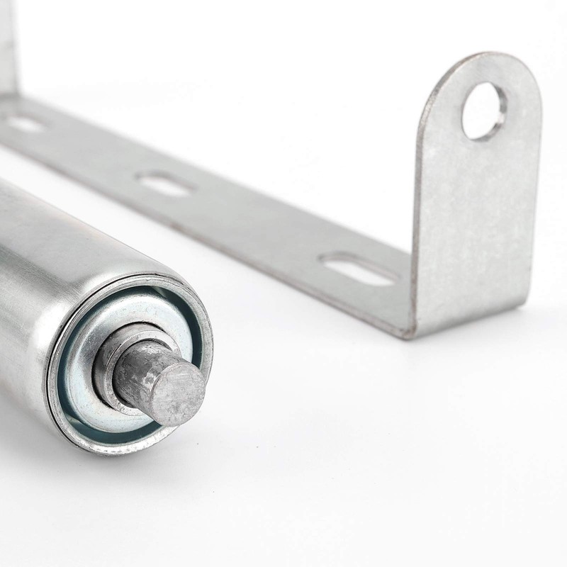 HOZEON Conveyor Rollers, 2 Pack 10 Inches Long Galvanized Steel