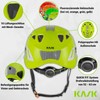 KASK Superplasma HI VIZ Safety Helmet with Rotating Wheel, Reflective