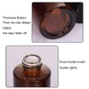 TUPANDY 2PCS 100ml/3.3oz Amber Glass Lotion Pump Press Bottles Empty