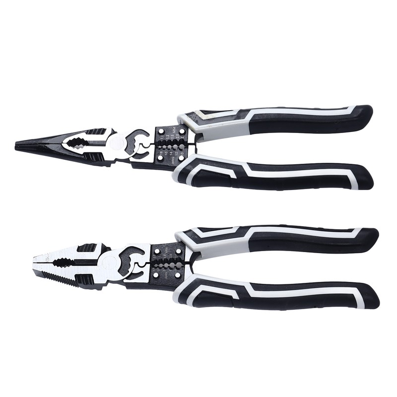 Wire Cutter Needle Nose Pliers Set 9in Multifunctional Labor Saving