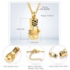 HLN8308 Stainless Steel Memory Cremation Jewelry Boxing Glove Pendants Urn