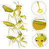 Gatuida 3 Pcs Mantis Shape Iron Garden Ornament Vivid Hanging