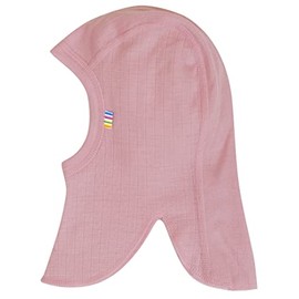 Joha Baby Children's Unisex Balaclava Scarf Hat Pure Merino Wool, pink
