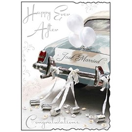 Happy Ever After Wedding Day Card