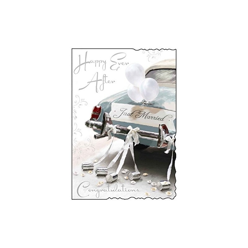 Happy Ever After Wedding Day Card