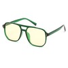 FEISEDY Retro 70s Blue Light Filter Glasses 99.99% Blue Light