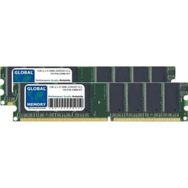 GLOBAL MEMORY 1 GB (2 x 512 MB) DDR 400 MHz PC3200 184-Pin DIMM Memory RAM Kit for IMAC G5 & POWERMAC G5