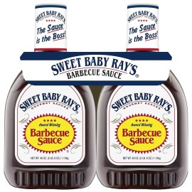 Sweet Baby Rays Barbecue Sauce 2 Pack 2.5 Pound Sauce Bulk Package for Cooking and Grilling