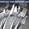 STILLOYE Heavy Duty Silverware Set for 12, 60 Piece Premium