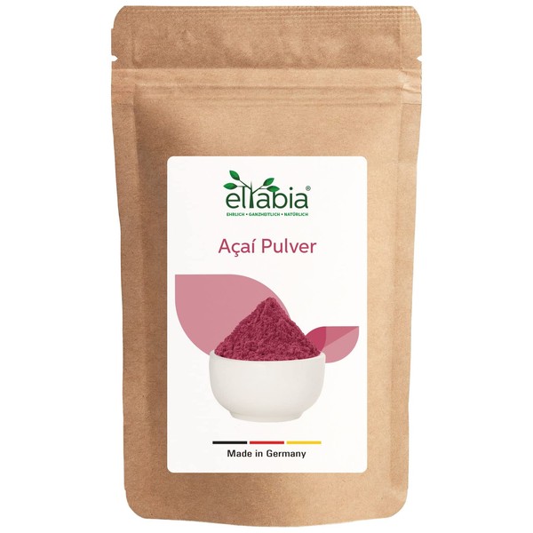 Acai Powder 200 g in Raw Food Quality 100% Pure No Additives and Vegan Acai Berry Powder Ideal for Bowl Smoothie Cereal Juice Sorbet