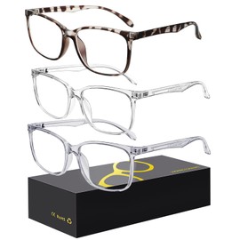 hunsquer Blue Light Glasses for Women Blue Light Blocking Glasses Men Computer Gaming Blue Screen Glasses