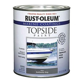 RUST-OLEUM 207005 Topside Paint,Battleship Gray,Alkyd