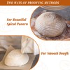 Iemegumi Banneton Bread Proofing Basket, 9 Inch Round and 10