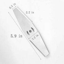 4PCS Metal Blade, Apply to Electric Weed Wacker/Electric Weed Cordless Eater, 6 inches Sharp and wear-Resistant