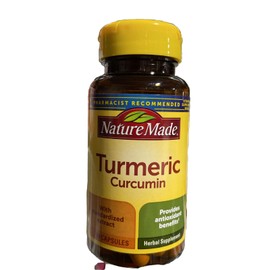 Nature Made Turmeric Curcumin 500mg Dietary Supplement (Pack of 60 Capsules)