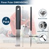 Heavy-Duty Paver Puller & Extractor Tool, Steel Paver Lifter with