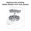 Baby Brezza Bottle Washer Pro Breast Pump Parts Replacement Rack