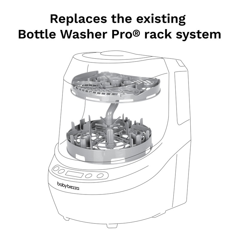 Baby Brezza Bottle Washer Pro Breast Pump Parts Replacement Rack