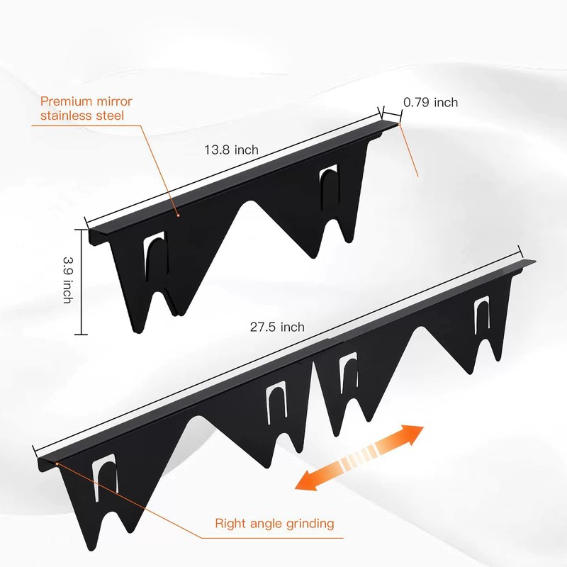Priaora 2 Pack Kitchen Stove Gap Covers Stainless Steel Cover