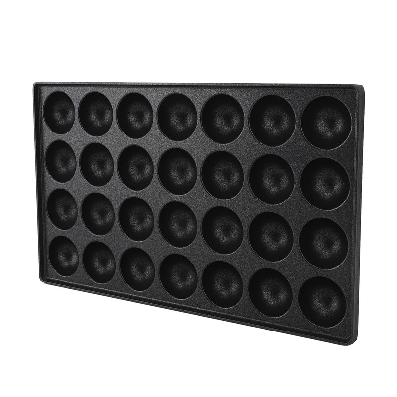 28 Holes Takoyaki Maker Octopus Meatballs Baking Tray Nonstick Kitchen