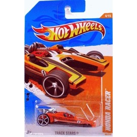Hot Wheels 2011 Honda Racer 4 of 15 Track Stars Series #69 Orange
