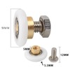 Leliafleury 4 Sets Shower Door Rollers 19mm Shower Doors Wheels